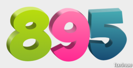 895 Efekt tekstowy