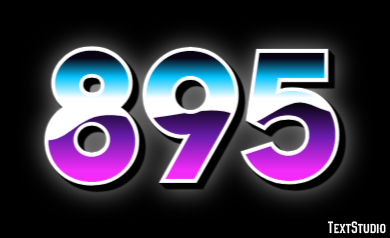 895 Texteffekt