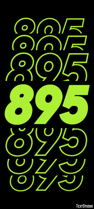 895 Texteffekt