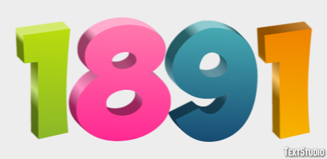 1891 Effetto testo
