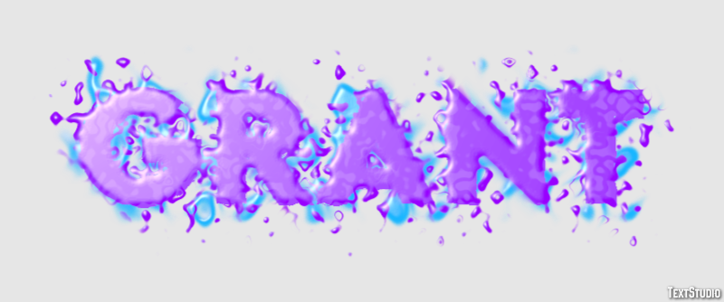 Grant Text effect