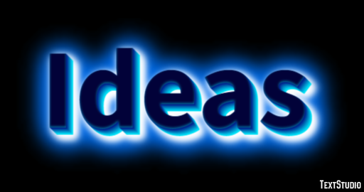 Ideas Efekt tekstowy