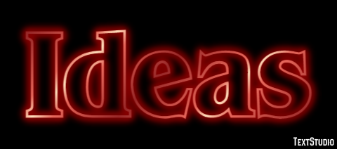Ideas Texteffekt
