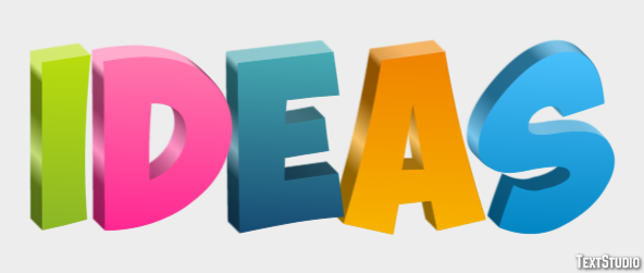 Ideas Texteffekt