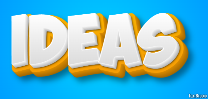 Ideas Text Effect
