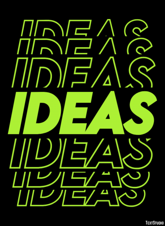 Ideas Text Effect