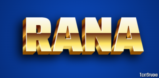 Rana Efeito de texto