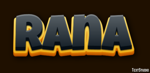 Rana Efeito de texto