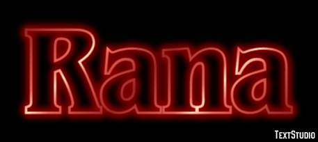 Rana Efecto de texto
