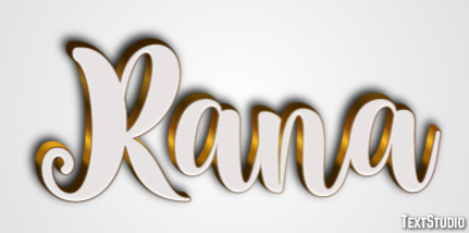 Rana Efecto de Texto