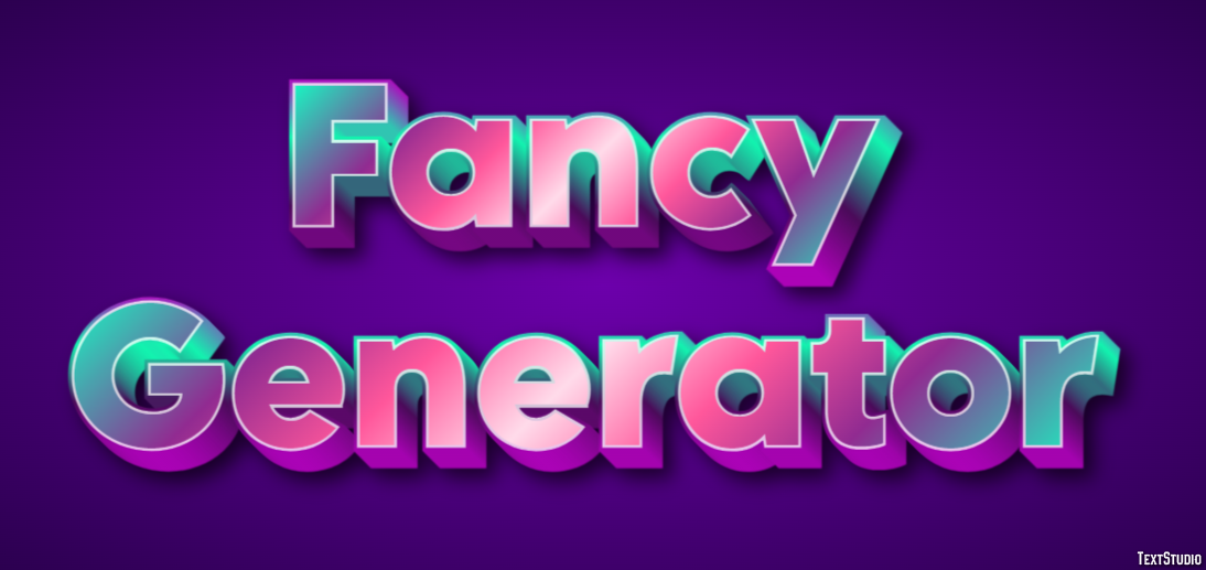 Fancy Generator Tekst Effect