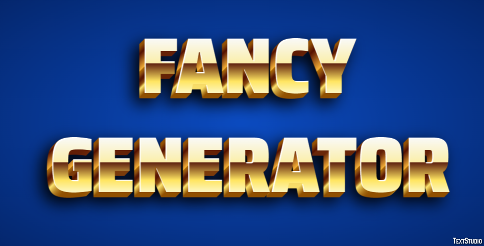 Fancy Generator Efekt tekstowy