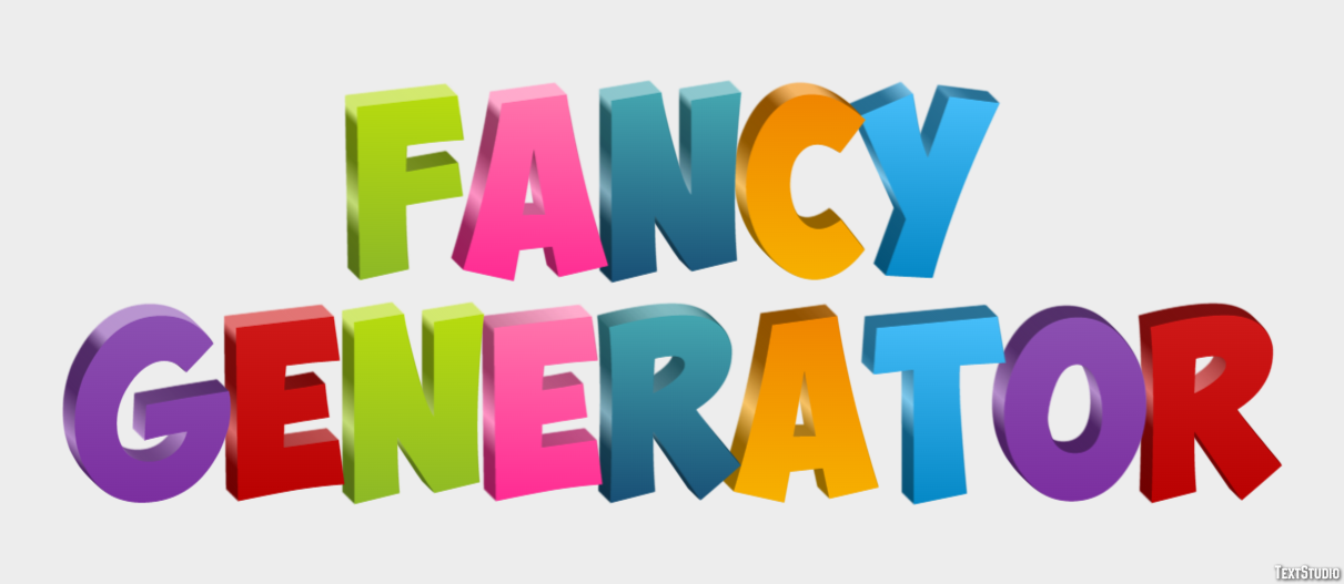 Fancy Generator Tekst Effect