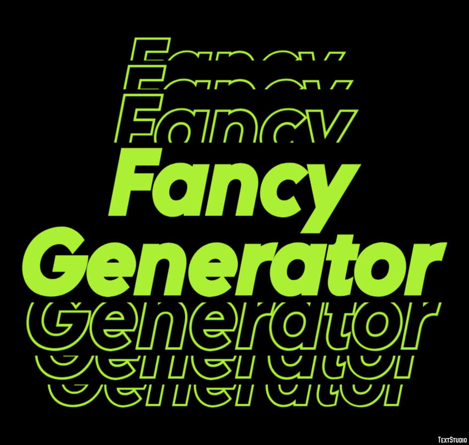 Fancy Generator Tekst Effect