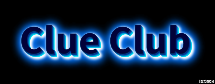 Clue Club Text effect