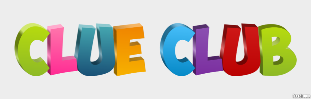 Clue Club Texteffekt