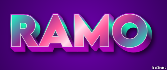 Ramo Efeito de texto