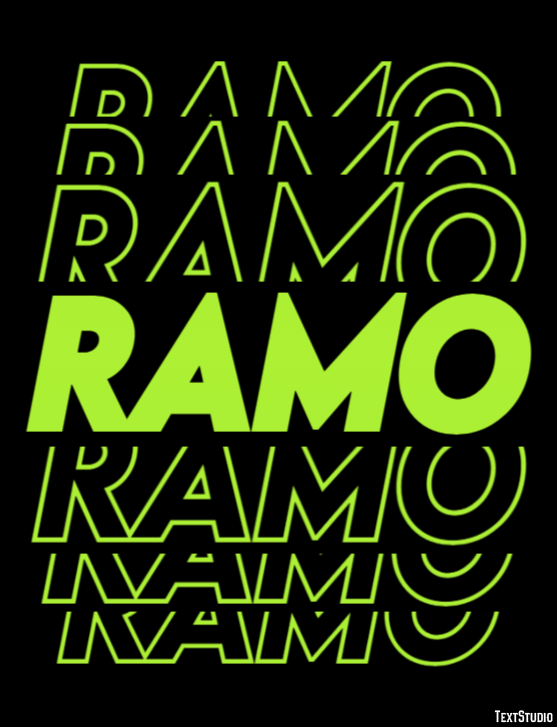 Ramo Efeito do texto