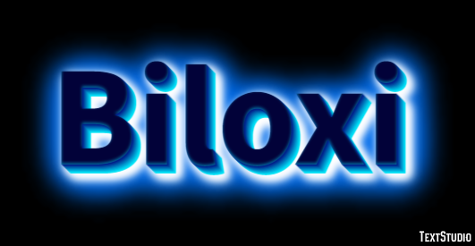 Biloxi Эффект текста