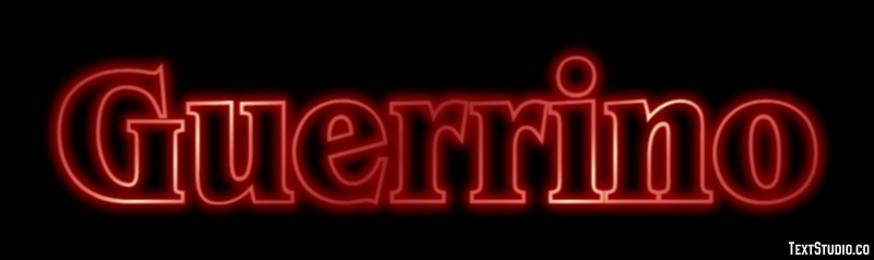 Guerrino Effetto testo