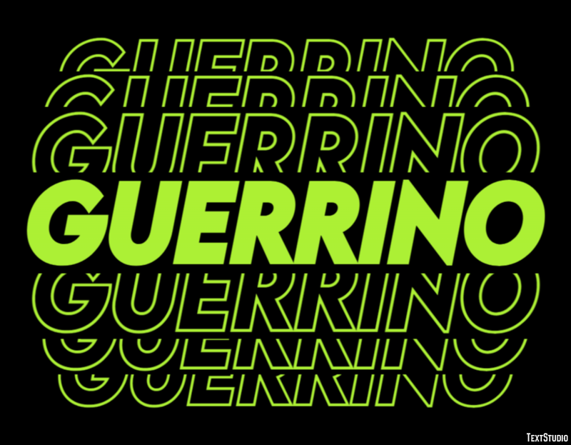 Guerrino Effetto testo