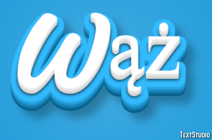 Wąż Efekt tekstowy
