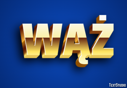 Wąż Efekt tekstowy