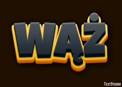Wąż Text Effect