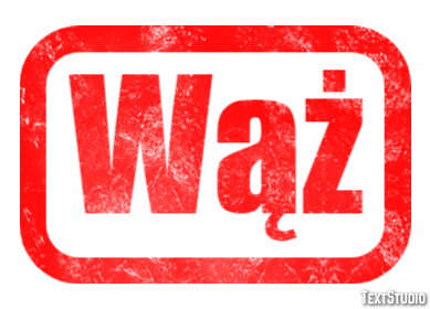 Wąż Efekt tekstowy