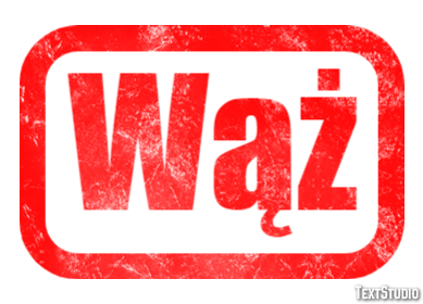 Wąż Efekt tekstowy