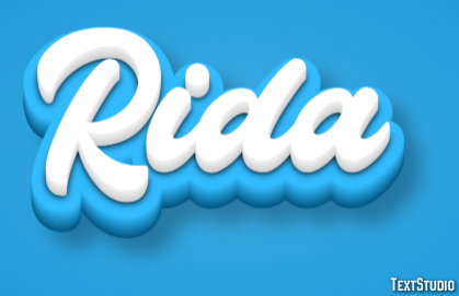 Rida Texteffekt