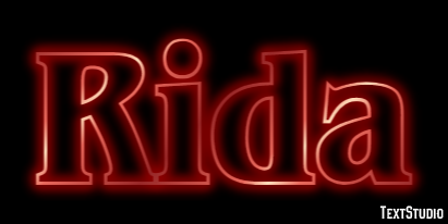 Rida Texteffekt