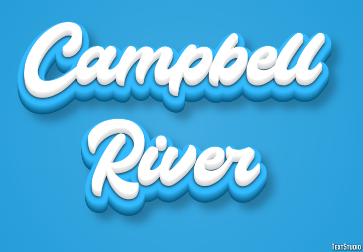 Campbell River Effetto testo
