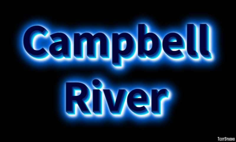Campbell River Effetto testo
