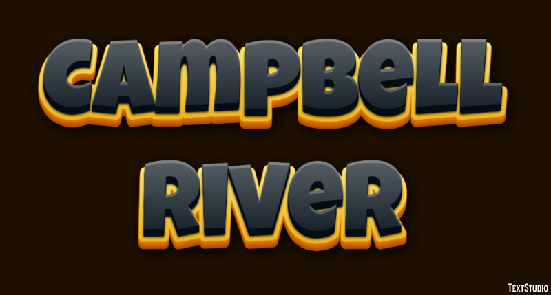 Campbell River Effetto testo
