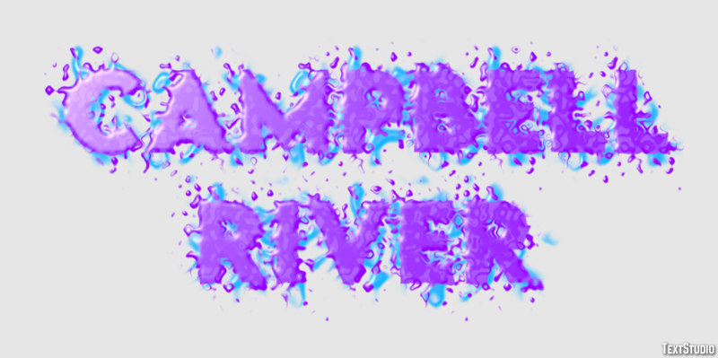 Campbell River Effetto testo
