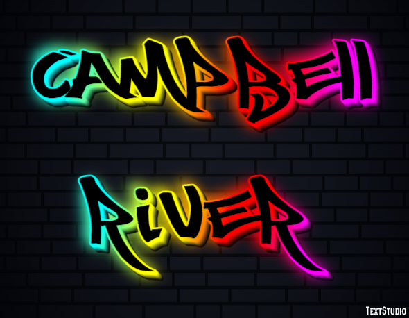 Campbell River Effet de Texte