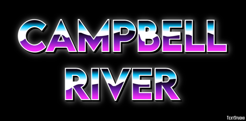Campbell River Effetto testo