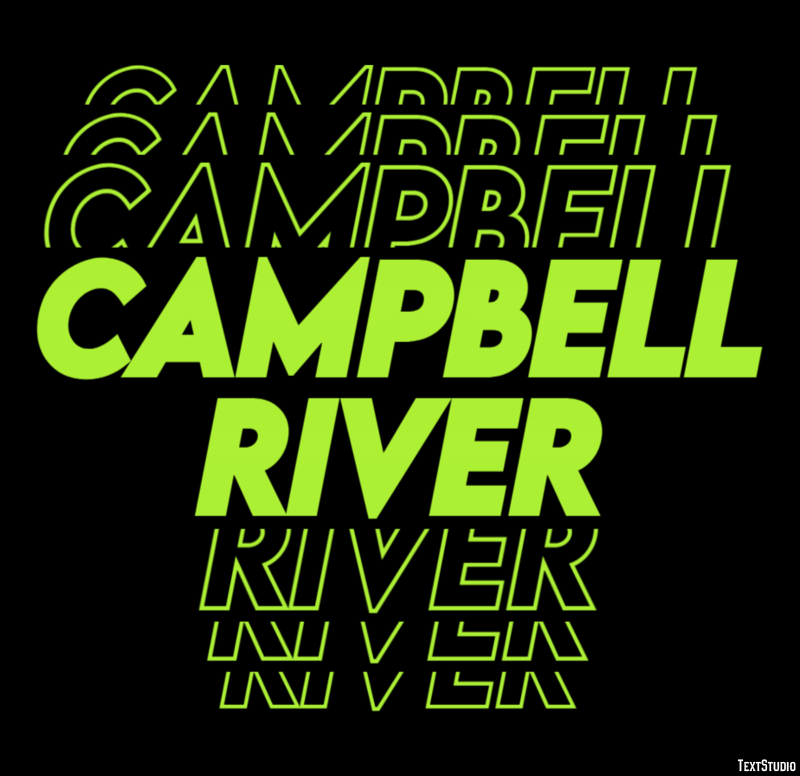 Campbell River Effetto testo
