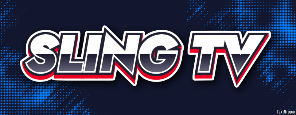 Sling Tv Efeito de texto