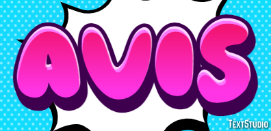 Avis Text effect