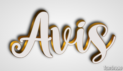 Avis Text effect