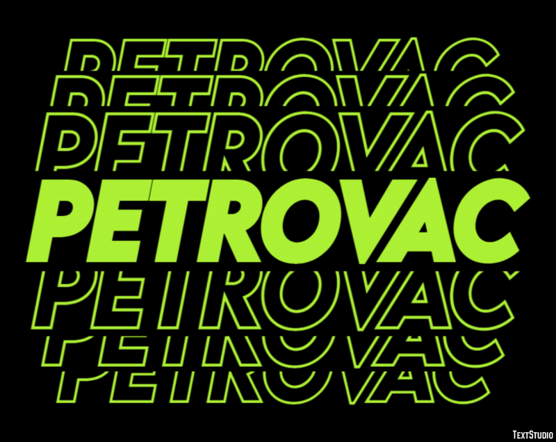 Petrovac Efekt tekstowy