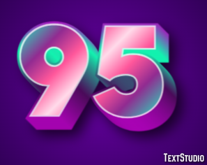95 Text Effect