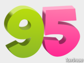 95 Text effect