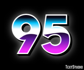95 Text Effect