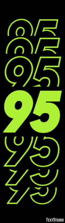 95 Text effect