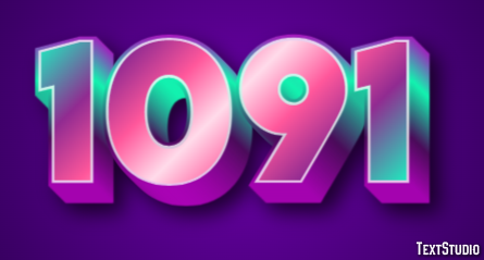 1091 Efekt tekstowy