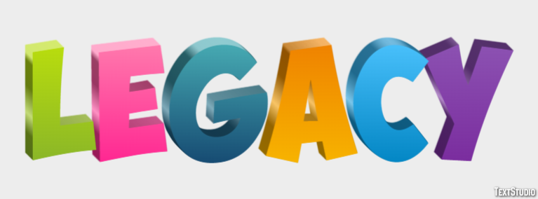 Legacy Texteffekt