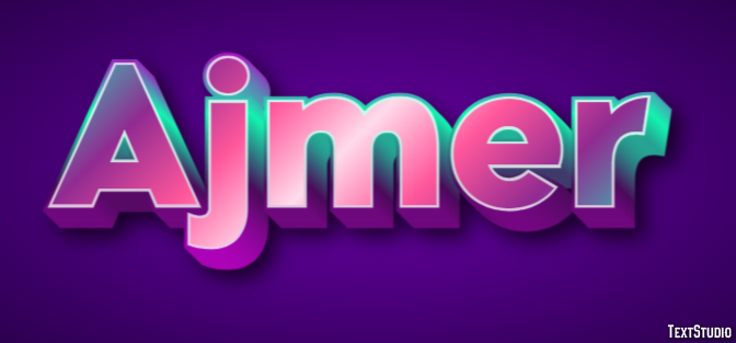 Ajmer Text Effect